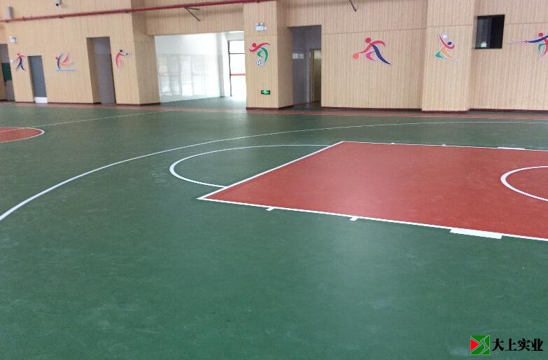 硅PU籃球場建設