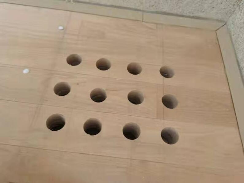 深圳福安學(xué)校木地板籃球場(chǎng)